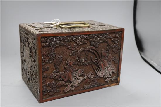 A Chinese mahjong set with lacquer case, Not Ivory but Ivorine